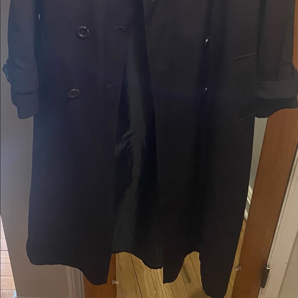 J Gallery long purple coat size 14